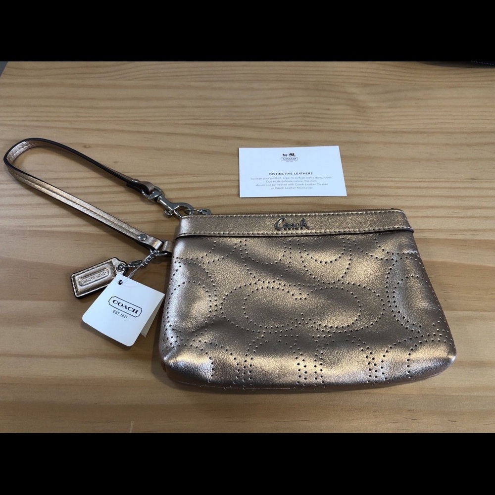 Authentic coach wristlet
